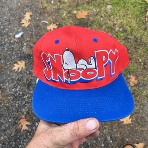 Peanuts Snoopy Red and Blue Kids Hat